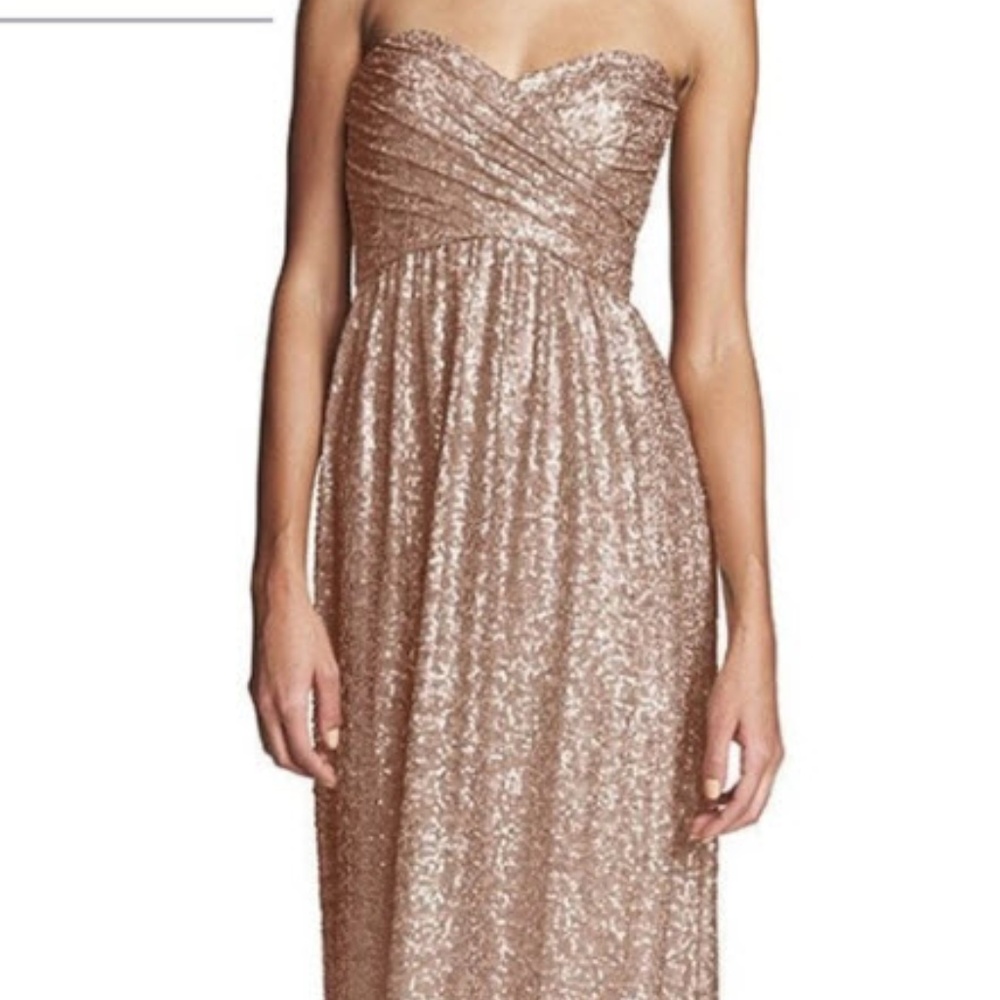 Rose Gold Sequin Dress